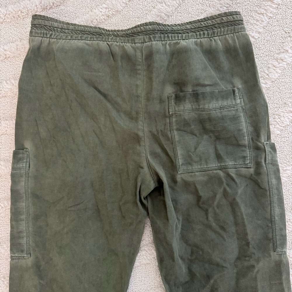 Zara Olive Green Cargo Pants - Picture 4 of 5
